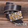 Hunter Hardware Men's Distressed Black Belt - Prettyhunter.com