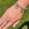 Link Cuff Charm Bracelet