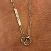 'Be a Legend' Legacy Charm Holder Paperclip Necklace