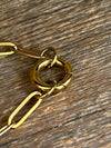 Gold Rush Single Shot Paperclip Bracelet