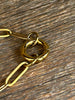 Gold Rush Single Shot Paperclip Bracelet