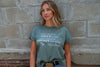 Annie Oakley Green Relaxed Vintage Wash Tee