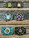 Floral Belt Buckle - Pretty Hunter