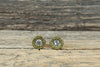 9mm Brass Stud Earrings - Pretty Hunter