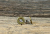 9mm Brass Stud Earrings - Pretty Hunter