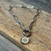Gold Rush Single Shot Paperclip Bracelet