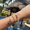 Gold Rush Single Shot Paperclip Bracelet
