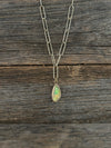 Green Opal Gold Necklace