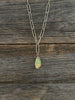 Green Opal Gold Necklace