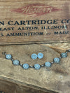 Striking Silver .45 Cal Bracelet and Earrings Set - Pretty Hunter