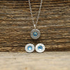 Birthstone Necklace & Earring Set