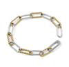 Gold Rush Mixed Metal Cable Chain Bracelet
