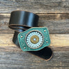 Floral Belt Buckle - Pretty Hunter