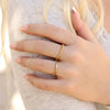 Gold Rush Flat Circle Stacking Ring