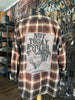 One of a Kind Acid Wash Flannels - Pretty Hunter