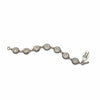 Silver on Silver Link Bracelet - Prettyhunter.com