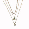Golden Trio Layered Necklace - Prettyhunter.com